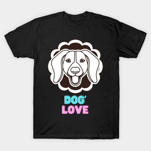 Love dogs my family T-Shirt by MeKong